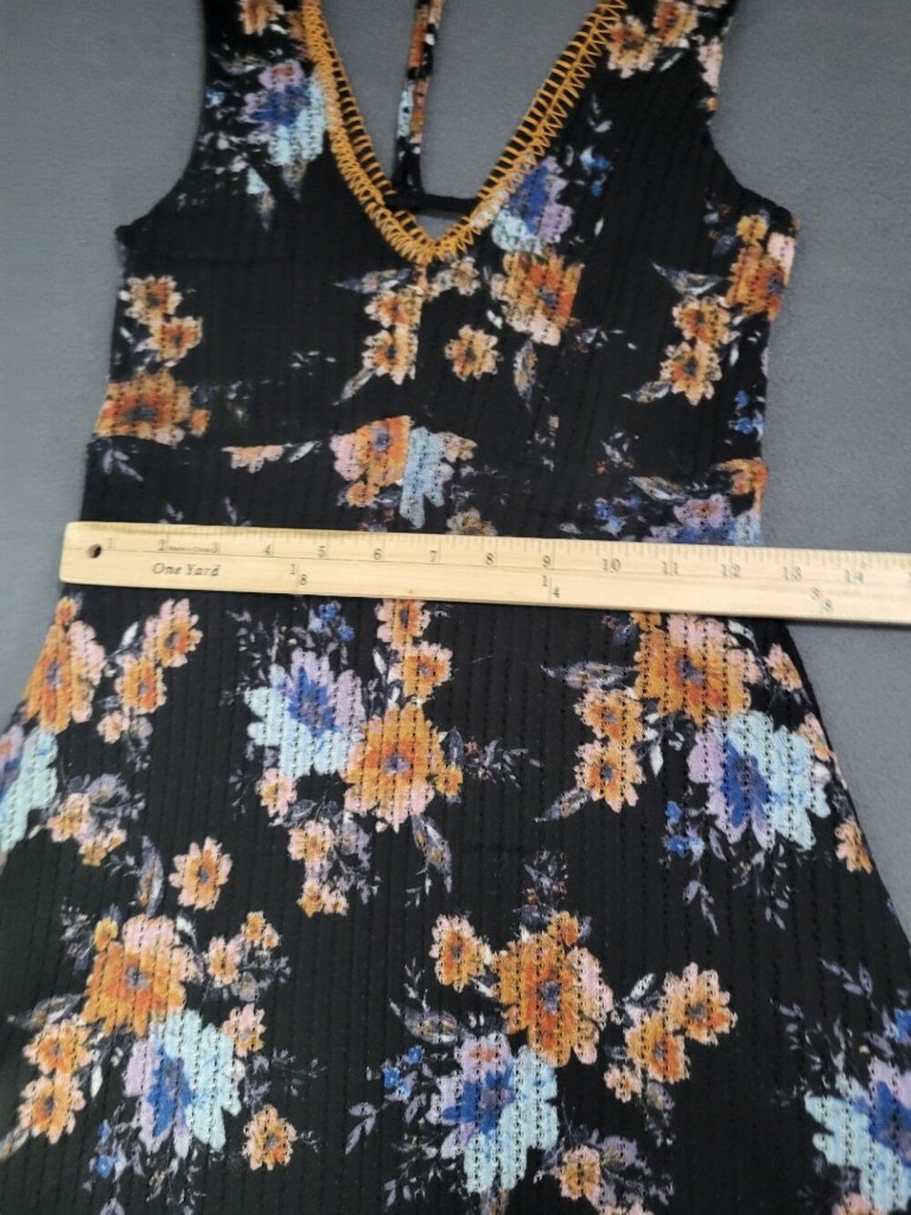 y2k Sleeveless Floral Skater Mini Dress Textured Three Pink Hearts Trixxi SZ M - Picture 4 of 6